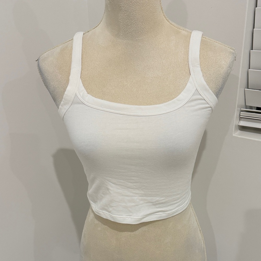 H&M White Crop Top